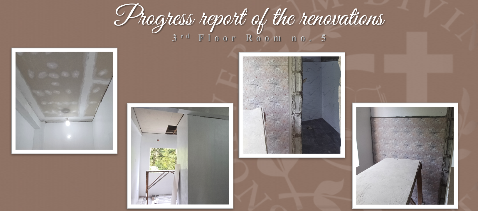 Progress report on the Renovations (3rd Floor Room no. 5)